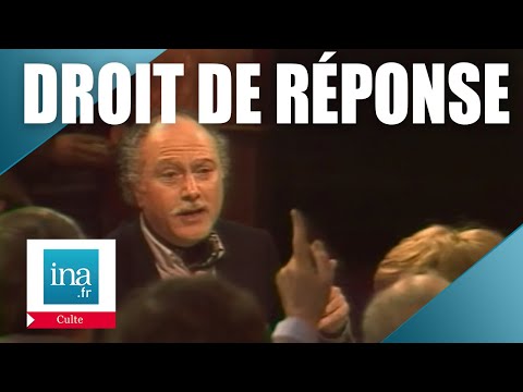Droit De Réponse "La télévision en procès" | Archive INA