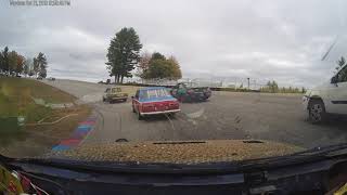 Chasing the Solara in traffic - 24 Hours of LeMons Halloween Hooptiefest 2018