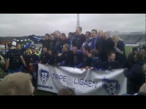 Opprykksjubel for Sarpsborg 08. Tippeliga 2013!!!
