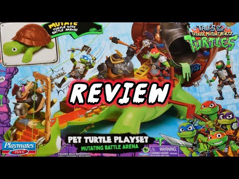 This looks Familiar! Tmnt pet turtle playset: Mutatin Battle Arena 4K video review #tmnt