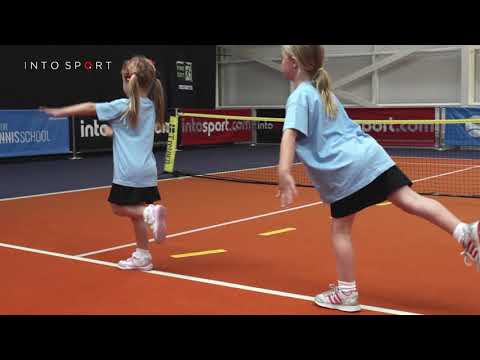 Tennis Coaching for Kids: Balance Drill - Line Tip Toe