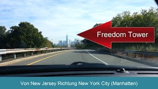 Roadtrip Richtung New York City ►  Manhattan Skyline