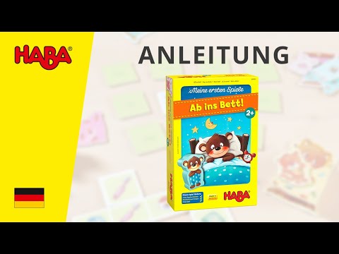 HABA Meine ersten Spiele – Ab ins Bett! (Anleitung)