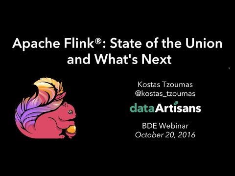 Getting started with Apache Flink using the BDE platform