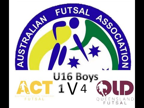 AFA 2022 National Futsal Championships Round 2 u16s ACT v QLD City