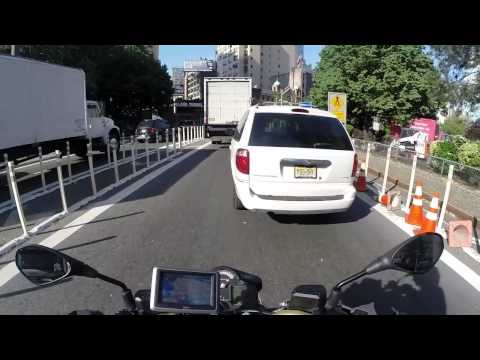 Why did I choose my Aprilia Shiver, Riding in Manhattan