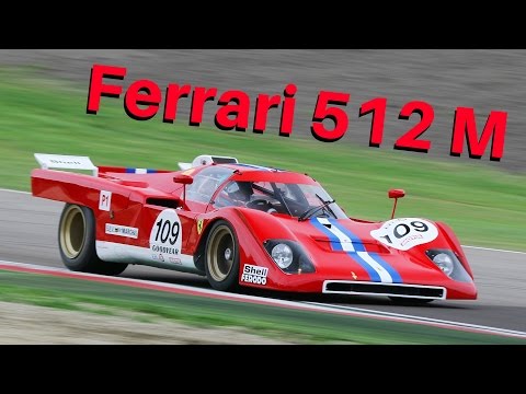 Ferrari 512 M (1971) - Action, accelerations, fly-bys & Pure V12 Sound!