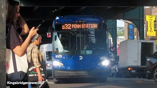 MTA Bus Company: 2024 New Flyer XD40 Xcelsior 9303 on the Q32 Bus to Midtown.