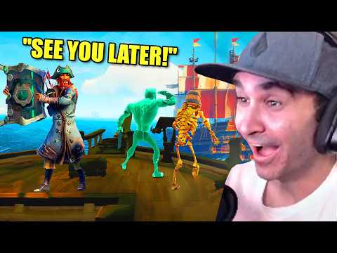 Summit1g Steals TONS of Loot From Trash Talkers in Sea of Thieves