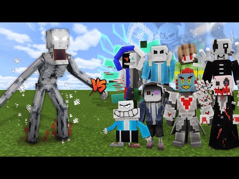 SCP 096 vs All Undertale Characters!