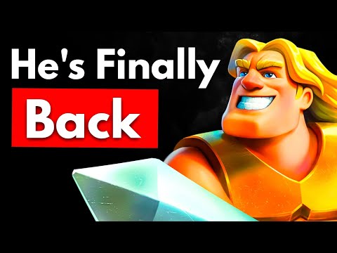 Golden Knight RETURNS to Clash Royale After a Year