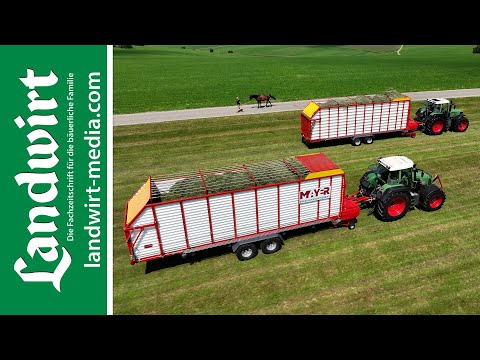 Homemade loading wagon with 52 m³ | landwirt-media.com