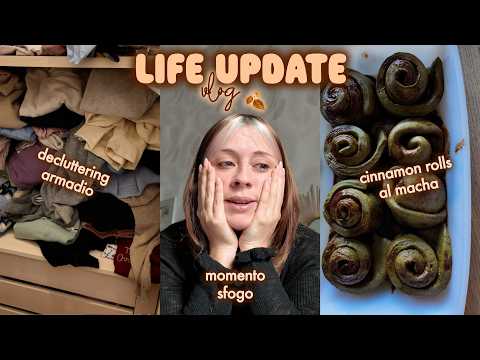 Decluttering armadio, cinnamon roll & polemiche ୨ৎ life update vlog