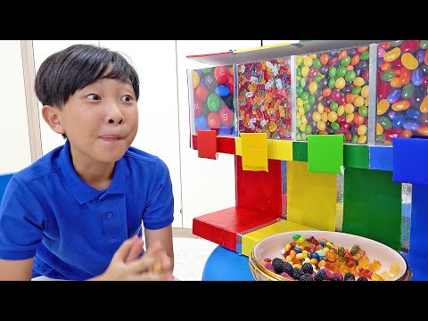 예준이와 예성이의 캔디머신 어린이 치아관리 배우기 음식놀이 Kids Story about Dental Care