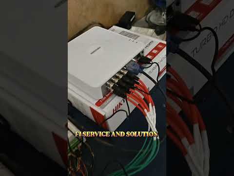 Hikvision 5mp audio camera installation  #cctv #subscribe #hikvision #tech