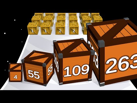 NUMBER BOX RUN: Level Up Box - Number Games (All Levels)