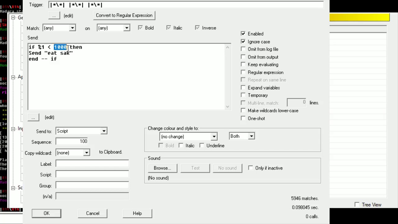 Healing script for mushclient