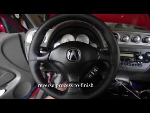 RSX Type R Momo steering wheel install