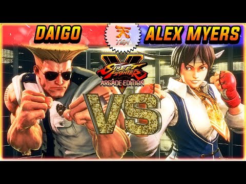 SFV/SF5: ARCADE EDITION ✪ DAIGO VS ALEX MYERS | RANKED MATCH 🎮 TEN