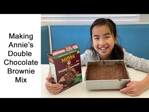 Family Memo - Making Annie's Double Chocolate Brownie Mix