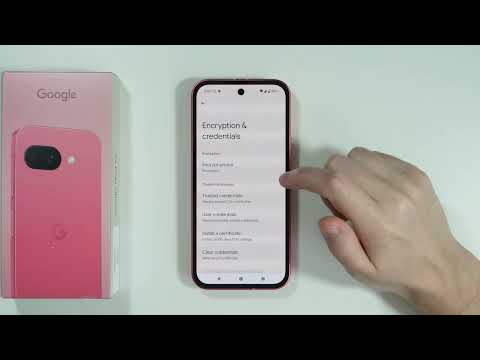 Google Pixel 9a: How to Clear Credentials