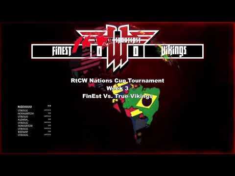 RTCW: FinEst vs. Vikings - Corona NationsCup III LB Round 3 - Lasher Shoutcast