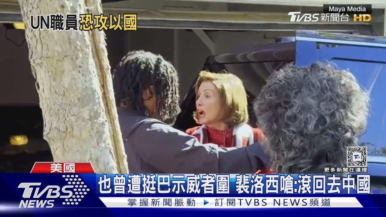 賀錦麗遇挺巴示威 裴洛西曾回嗆:滾回中國!