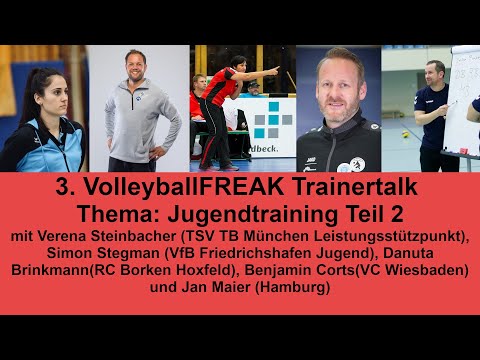 5. VolleyballFREAK Trainertalk zum Thema Jugendtraining Teil 2