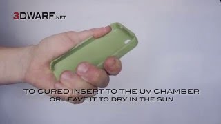 Print your IPhone cover with the 3DM-XPRO green resin