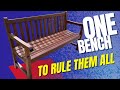 The Ultimate Outdoor Bench Build