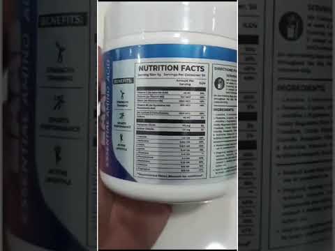 Eaa Essential Amino Acids 250g powder