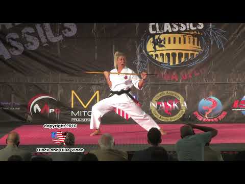 Becca Ross Bo Kata 2016 U S Capitol Classics Karate Tournament Finals
