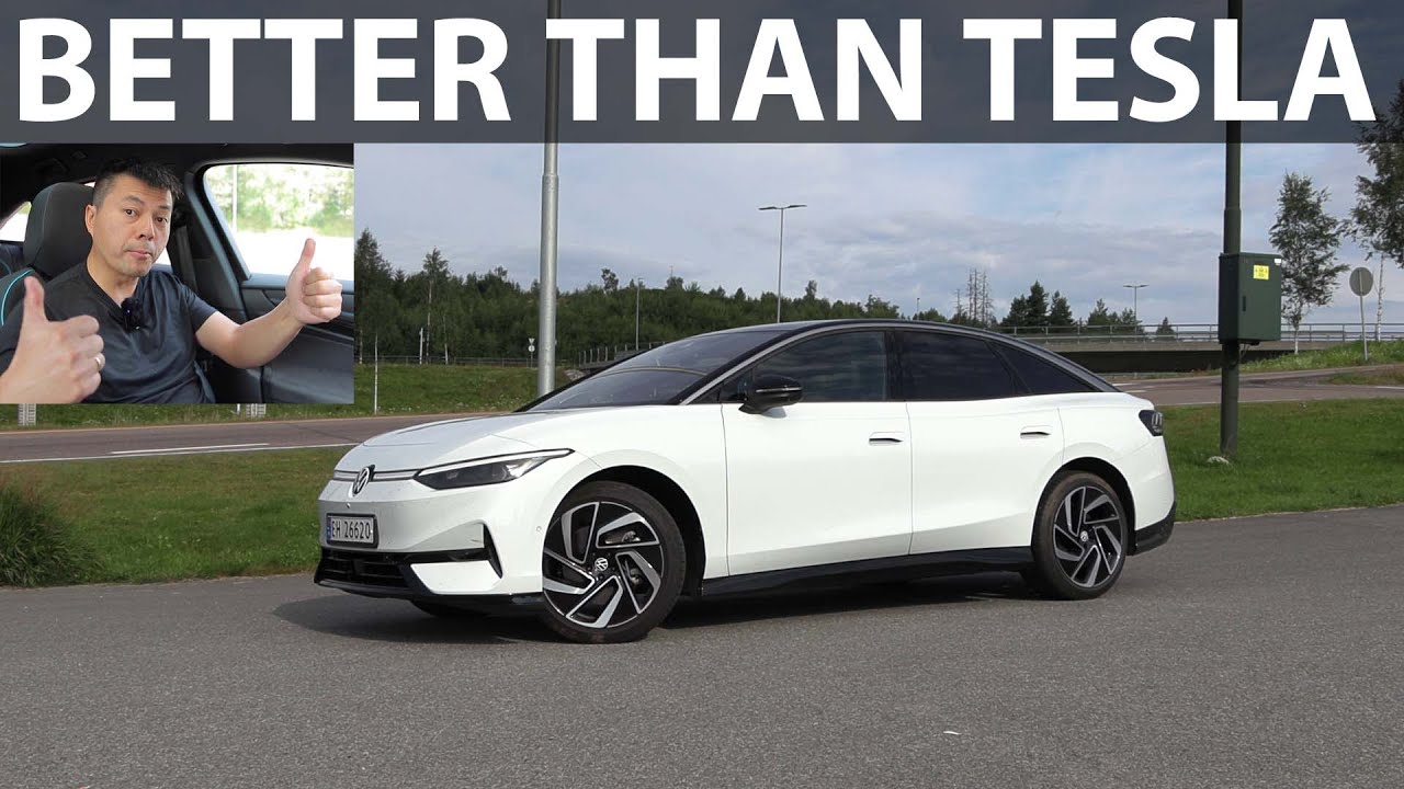 VW ID7 Pro summer range test