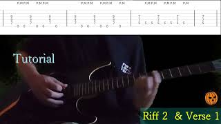 Helloween - Mankind - Intro - Guitar Riff  - Tutorial - TAB