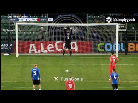 Toral Bayramov Goal | Estonia vs Azerbijan 3-1 Highlights | Nations League