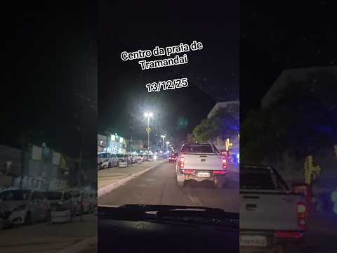 Centro de Tramandai agora a noite