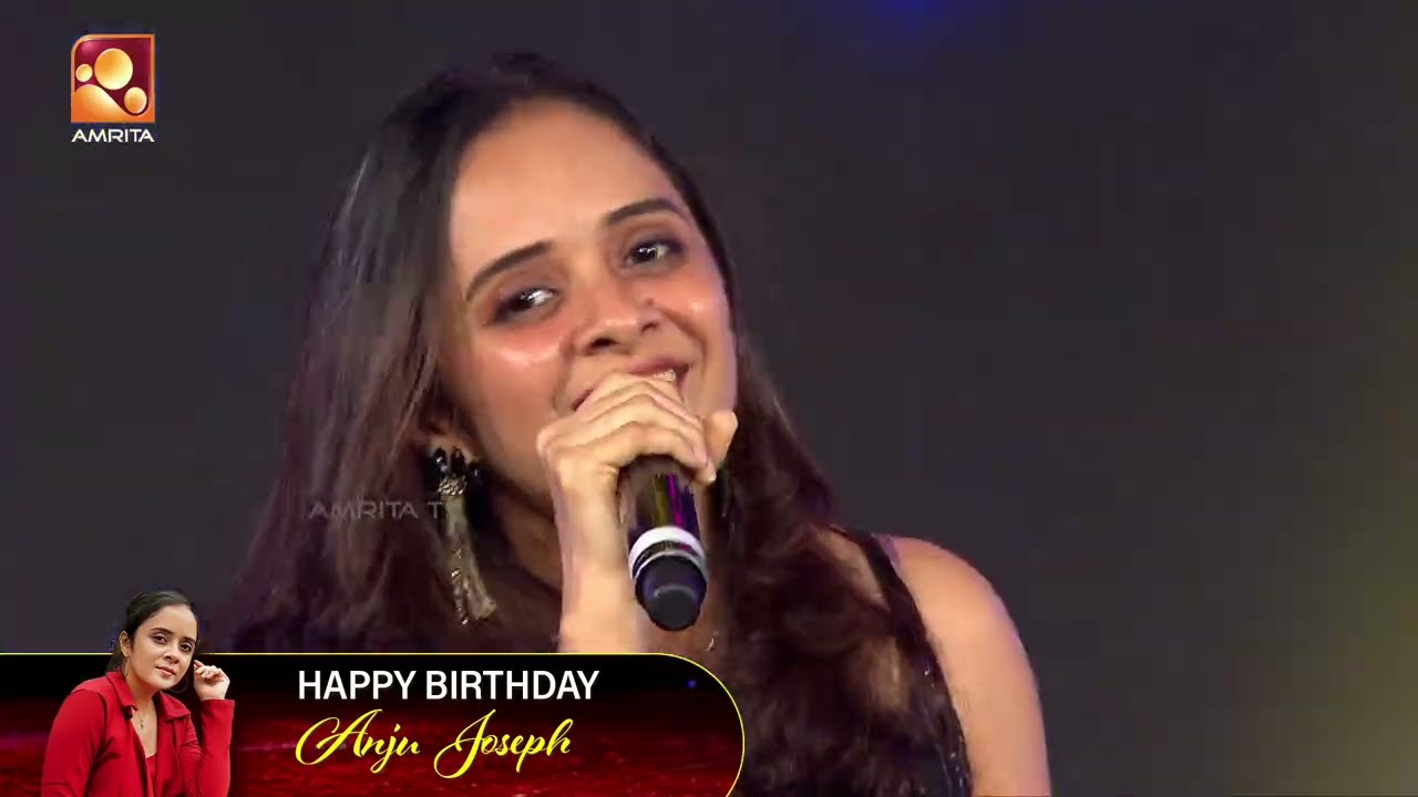 Happy Birthday, Anju Joseph! Keep shining with your magical voice. 🎶✨ | Amrithaghosham | Amrita TV