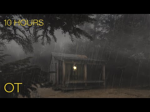 Stormy Night in The Smoky Mountains| Rain & Rolling Thunder Sounds for Relaxation| Sleeping| Study|