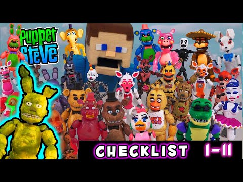 FNAF FUNKO Articulated Series 1-11 Checklist 5-inch Figures: Five Nights at Freddy's 2022