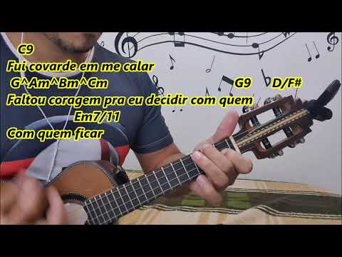 APRENDA Não fui homem pra te merecer Imaginasamba  CIFRA ORIGINAL E SIMPLIFICADA