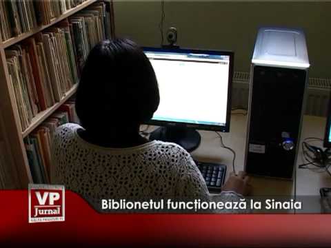 Biblionetul funcţionează la Sinaia