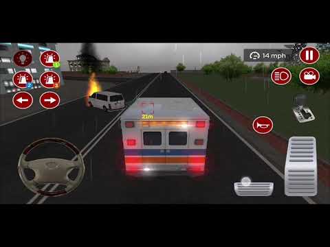 American Emergency Ambulance Van Driving Simulator #2 - Android Gameplay