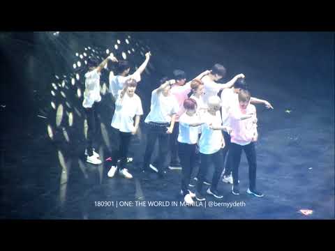 180901 ONE: THE WORLD IN MANILA | Wanna One in Manila - I.P.U + Ending ment Ong focus
