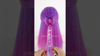 Easy hairstyle for girls 🎀 #braids #beauty #hair #viral #hairstyles