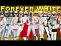 FOREVER WHITE Power Rangers X Super Sentai Cosplay