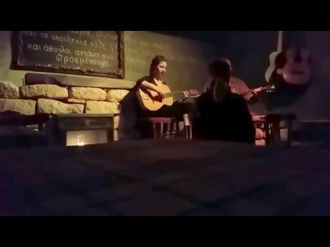 Η πεταλούδα !!!! Σεμέλη Παπαβασιλείου Κώστας Δουμουλιάκας Οιναποθήκη υπόγεια ταβέρνα Live 22-1-2016