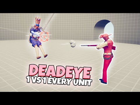 DEADEYE 1 VS 1 EVERY UNIT | TABS WILD WEST UPDATE