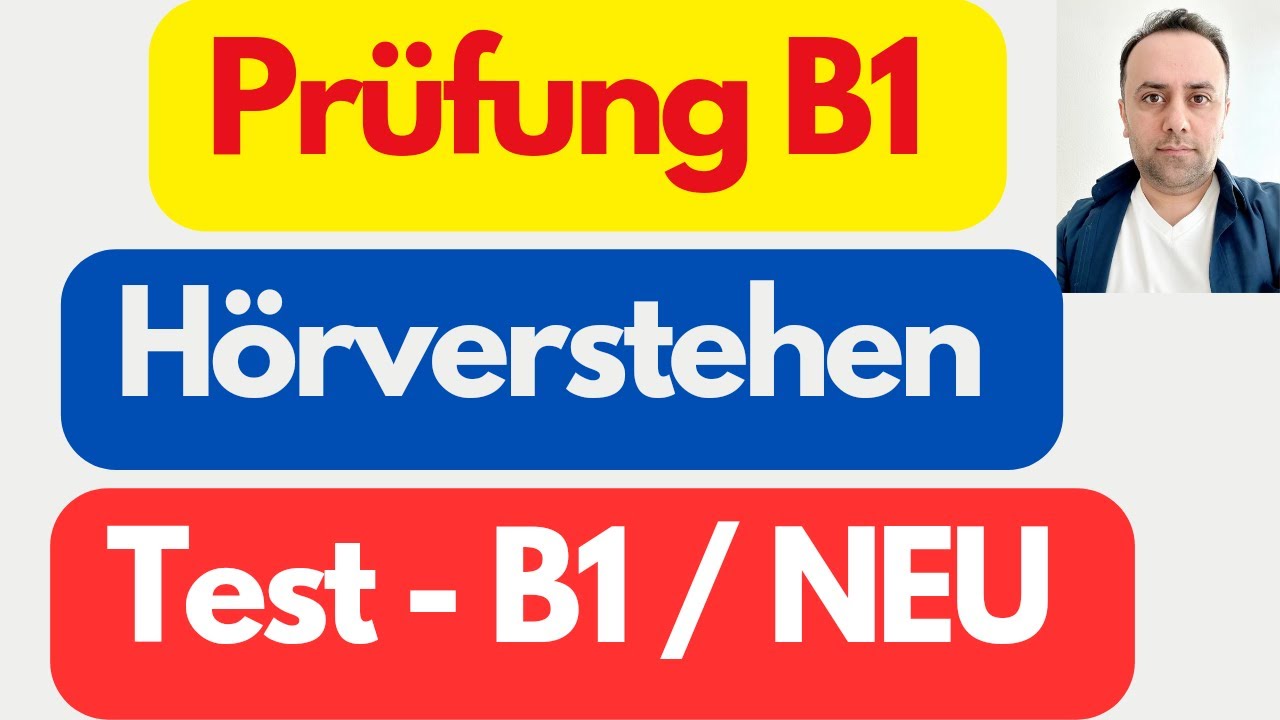 B1 Hören / Vollständige Modelltest Hörverstehen / Test B1 / Lösungen sind am Ende des Videos / b1