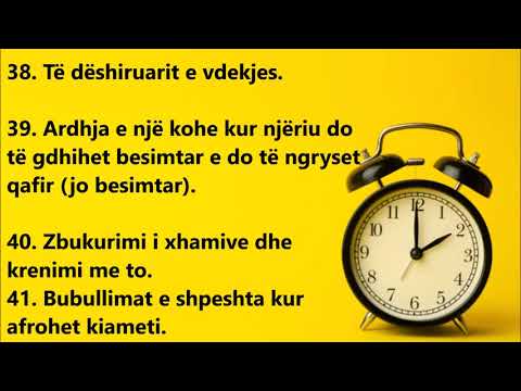 Shenjat e vogla të Ditës së Kijametit - Fundi i Botes