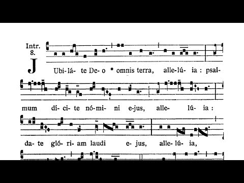 Dominica tertia post Pascha (Third Sunday after Easter) - Introitus (Iubilate Deo)